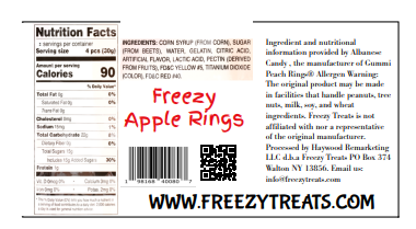 Freezy Apple Rings